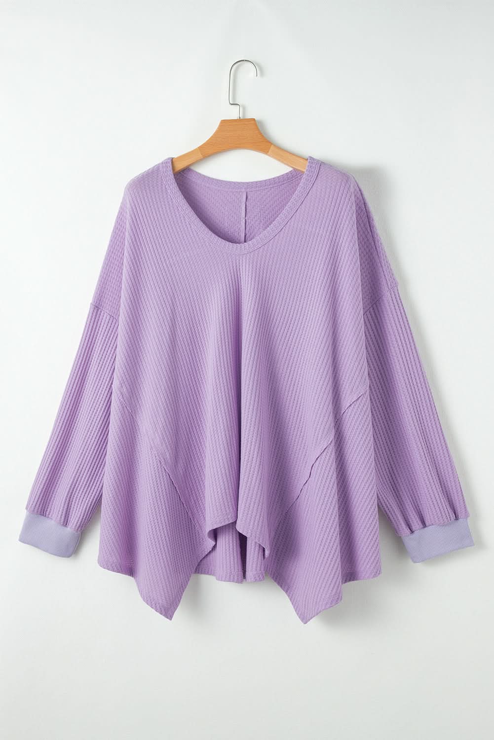 Flattering orchid petal plus size top