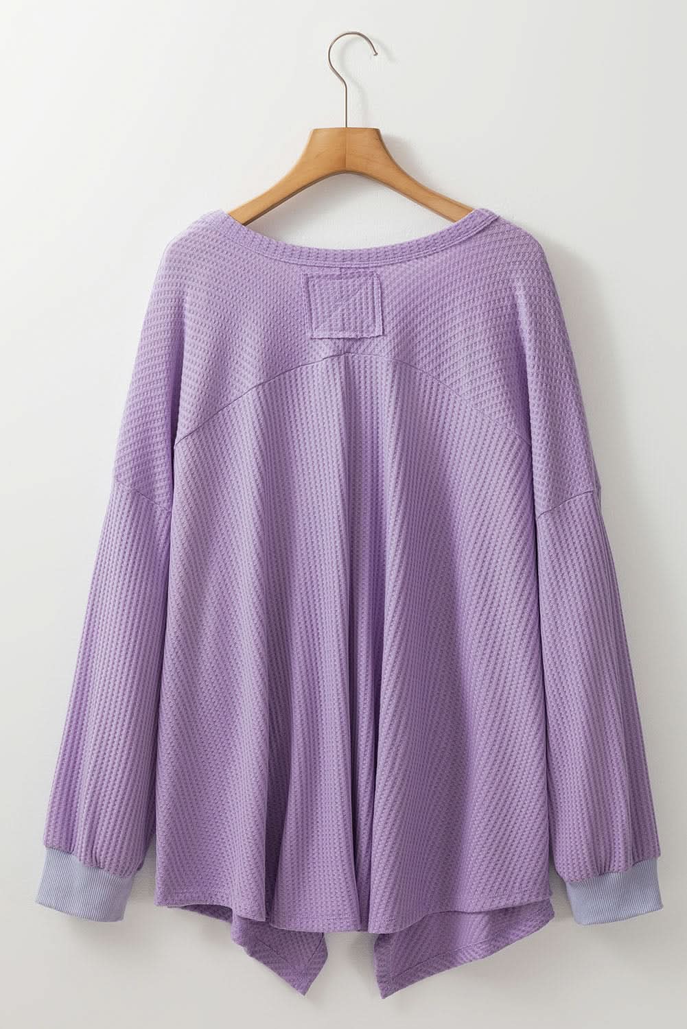 Flattering orchid petal plus size top