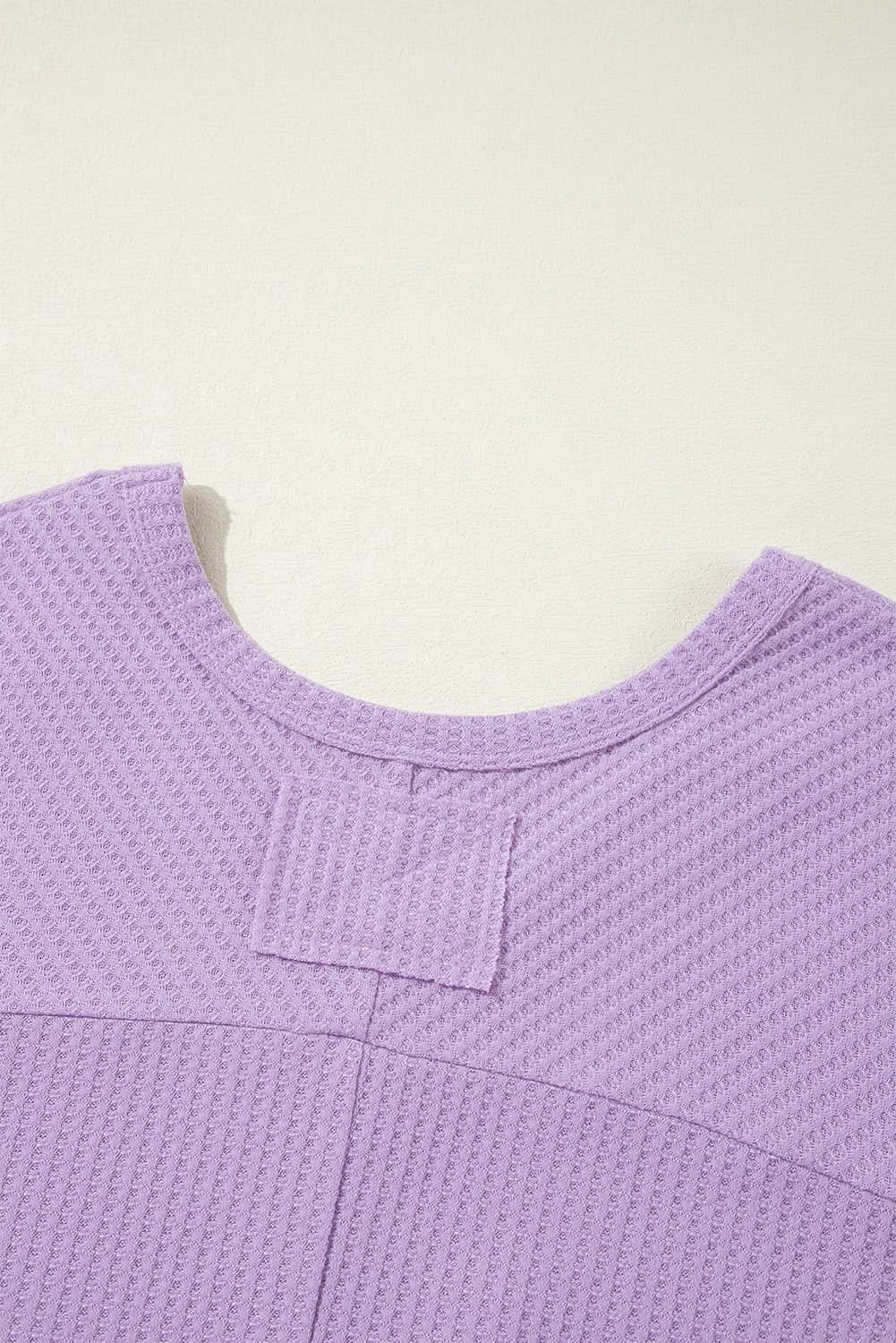 Flattering orchid petal plus size top