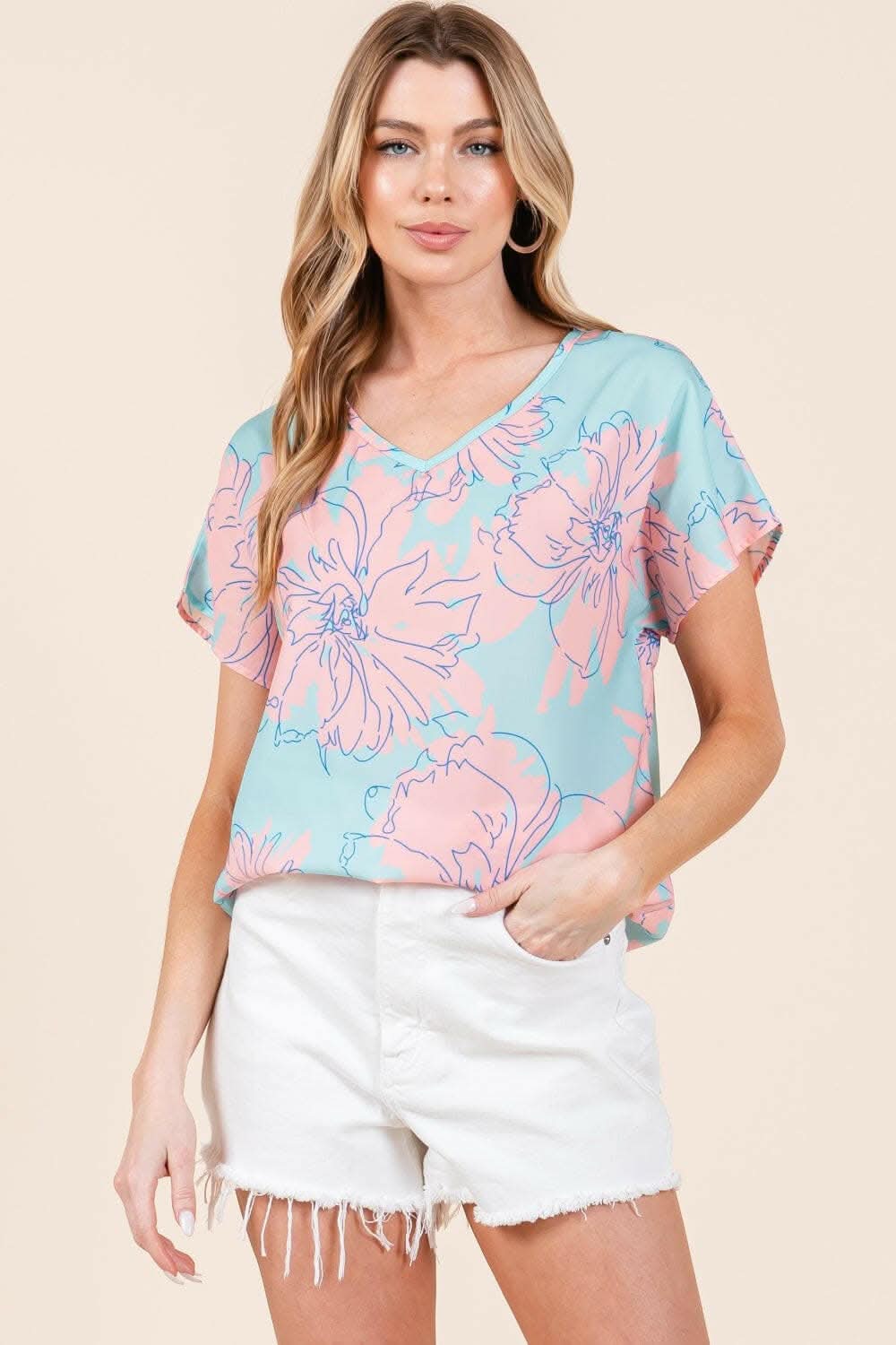 Floral Whimsy Short Sleeve Tee