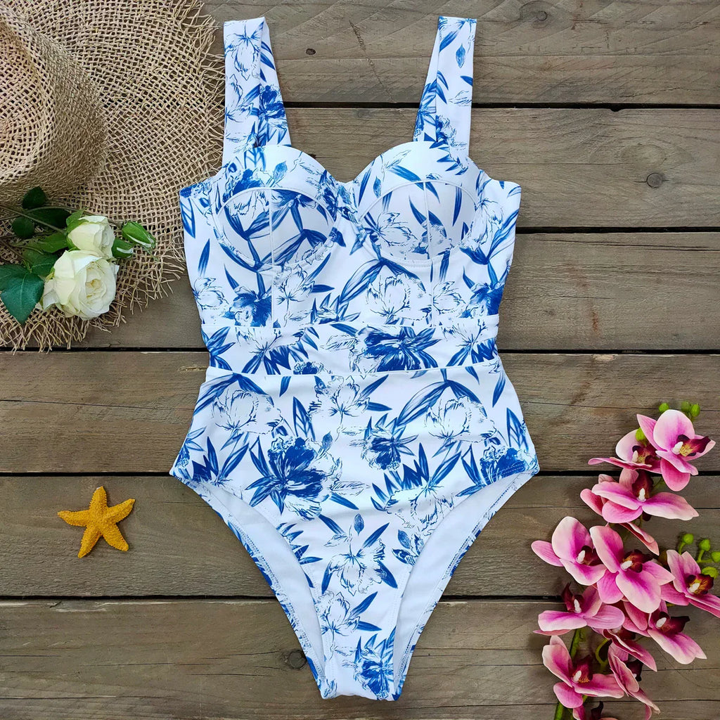 Premium Surf Girlie One Piece Swimsuit for Summer Beach Fun
