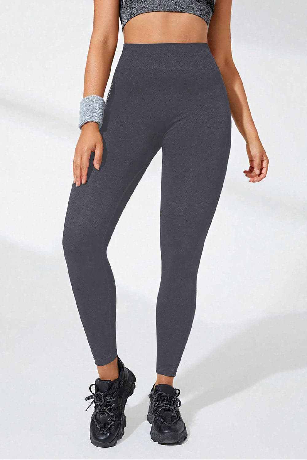 High-waisted active leggings - stretchable comfort