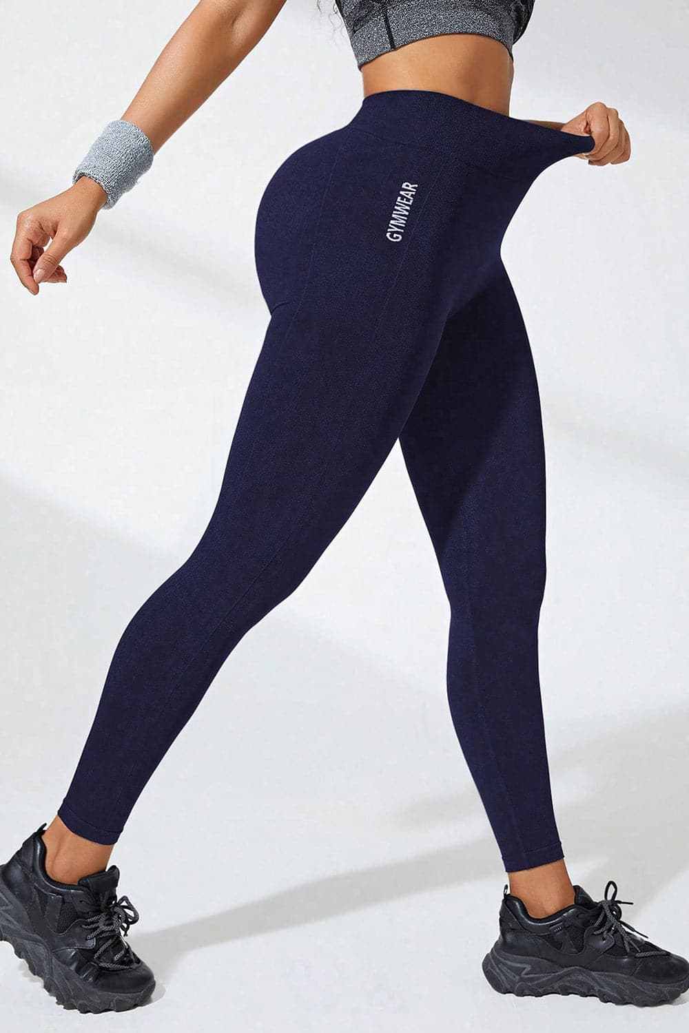 High-waisted active leggings - stretchable comfort