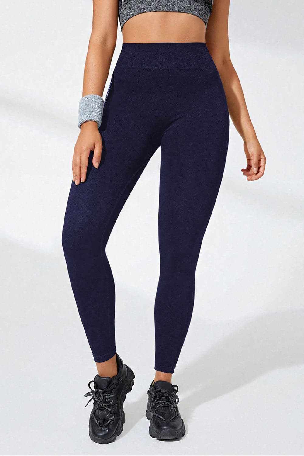 High-waisted active leggings - stretchable comfort