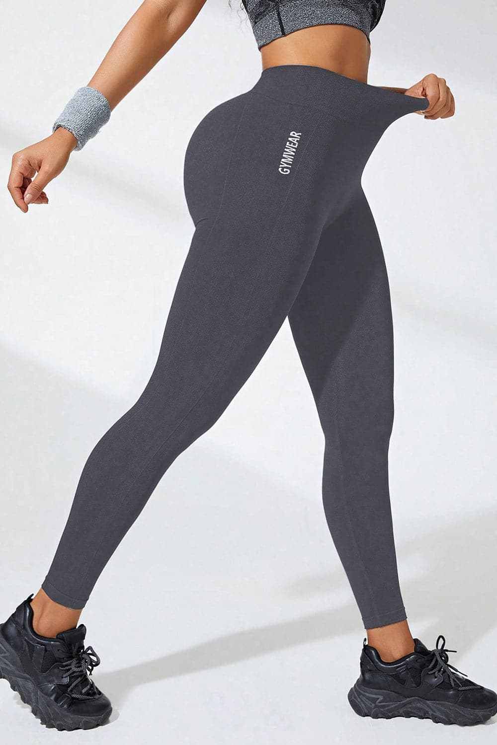 High-waisted active leggings - stretchable comfort