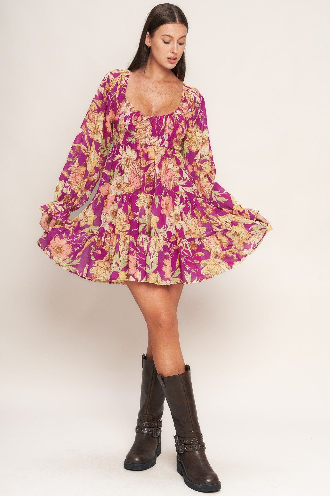 KEEPER OF MY HEART WOVEN MINI DRESS