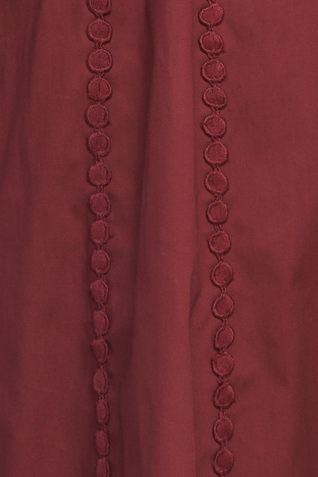 MODERN FEMME BURGUNDY WOVEN MIDI DRESS