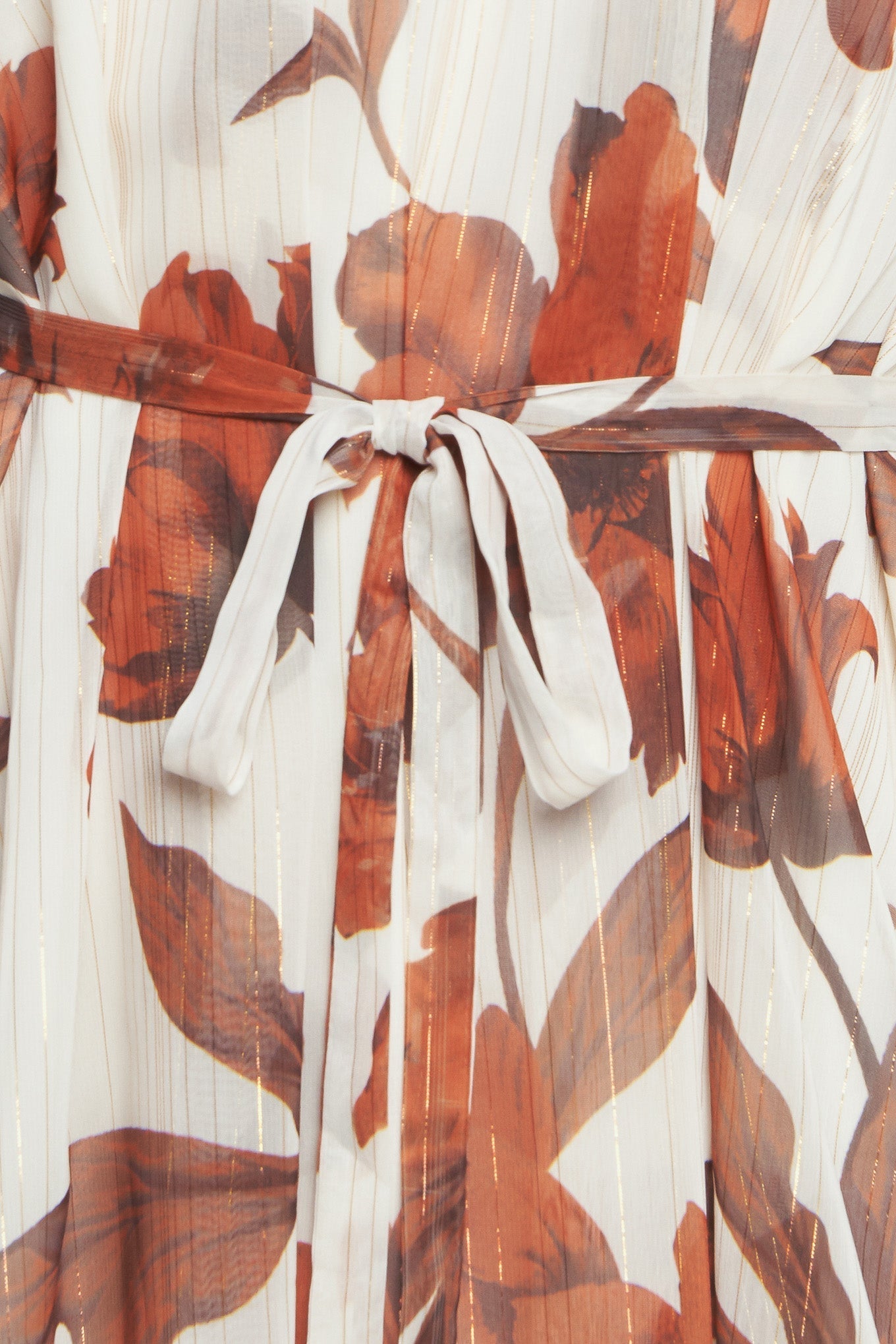 EARTHLY BLOOM WOVEN MINI DRESS