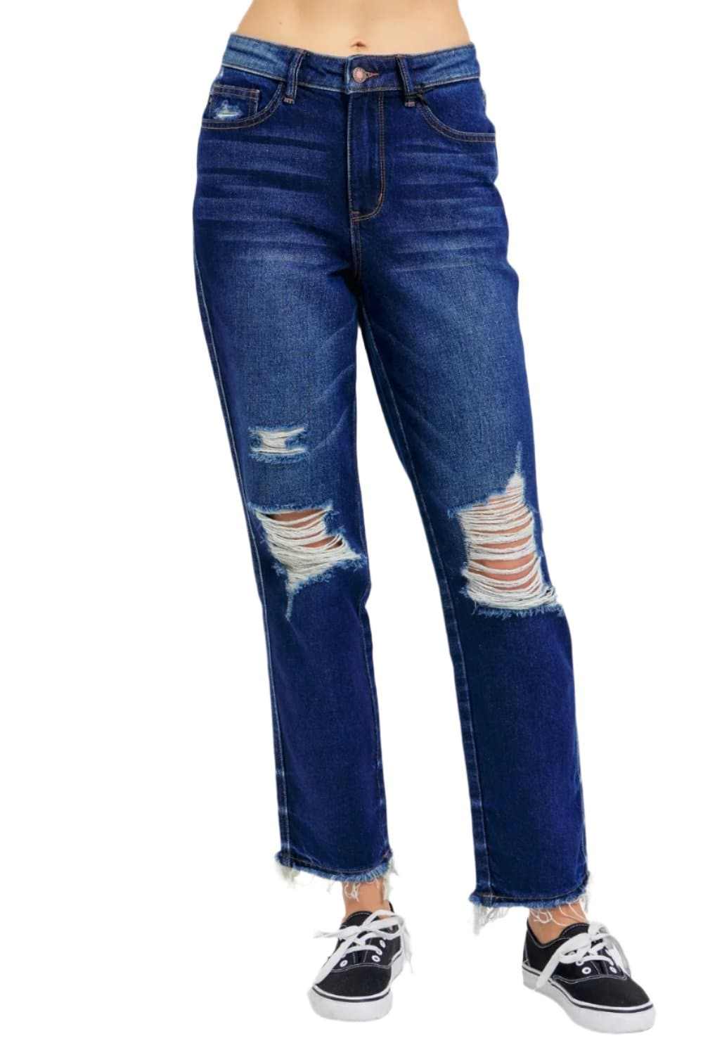 Premium Judy Blue high waist straight jeans