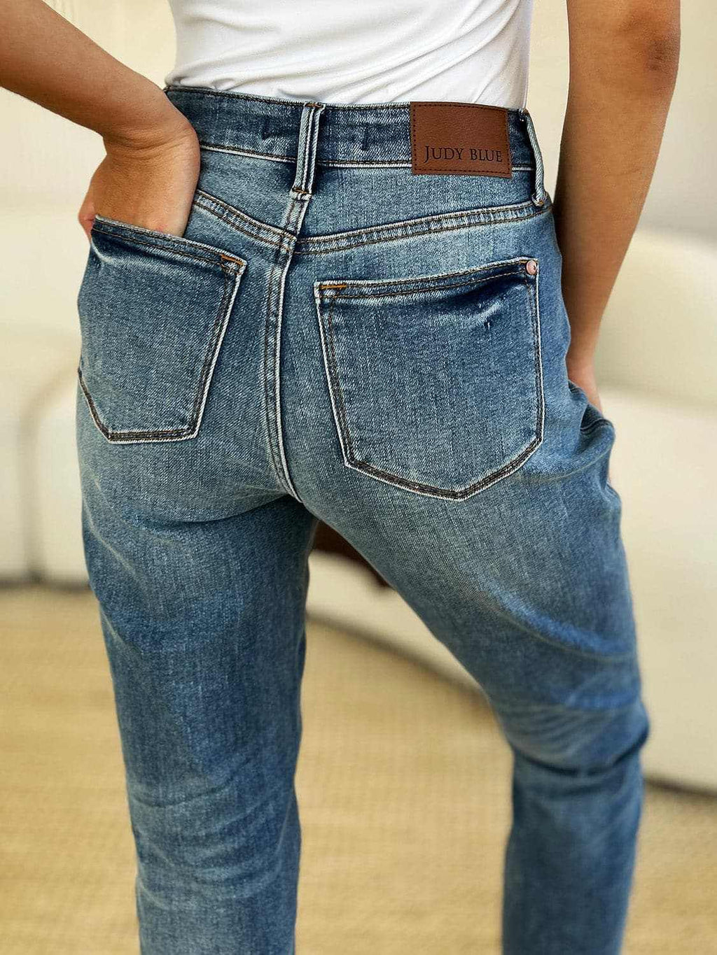 Premium Judy Blue magic release hem jeans