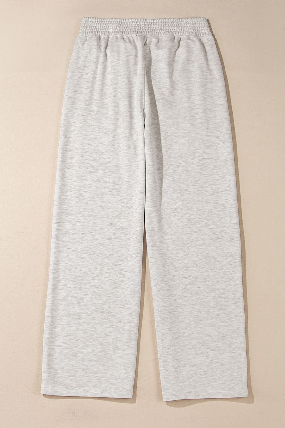 Light grey wide leg lounge pants
