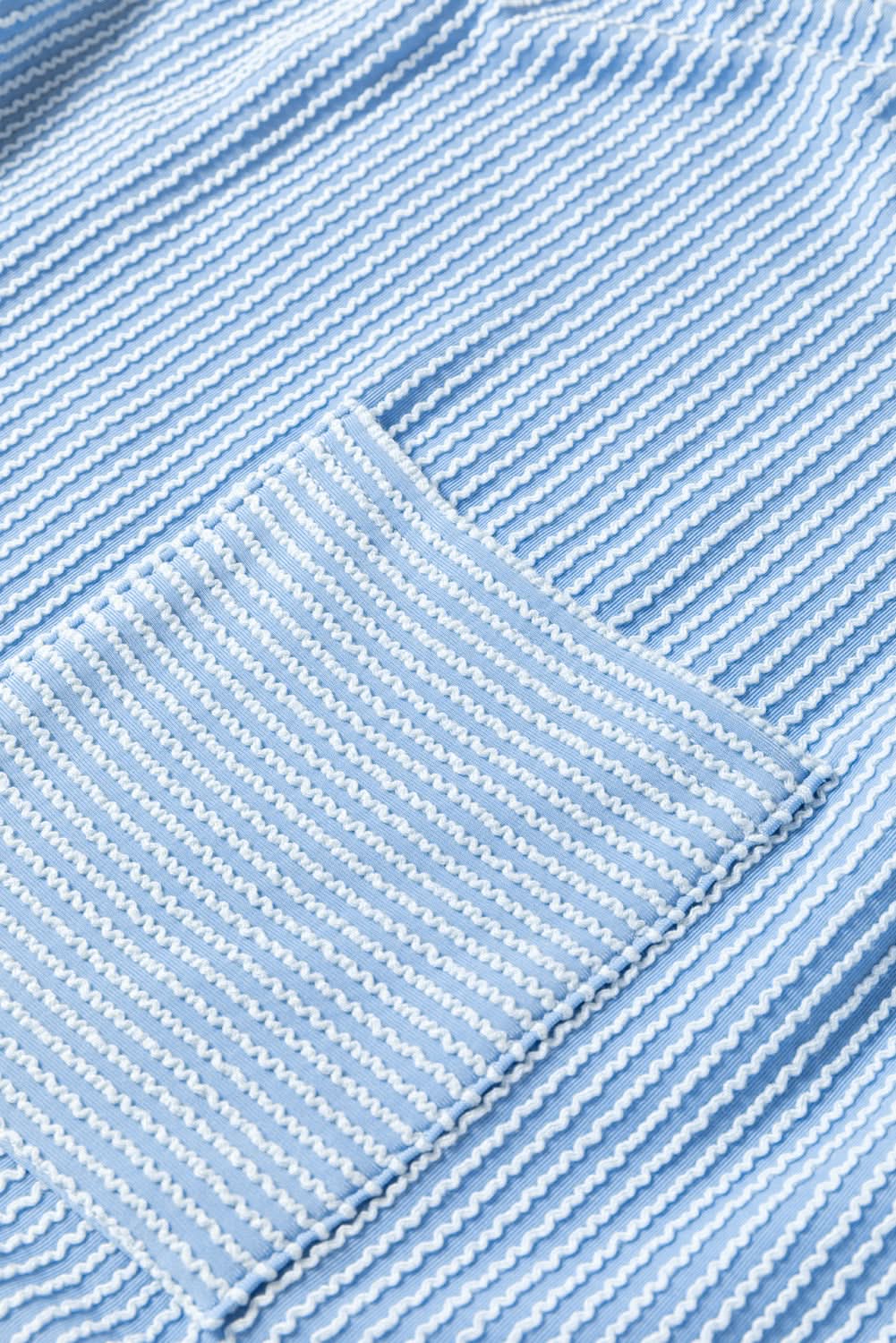 Myosotis plus size textured tee