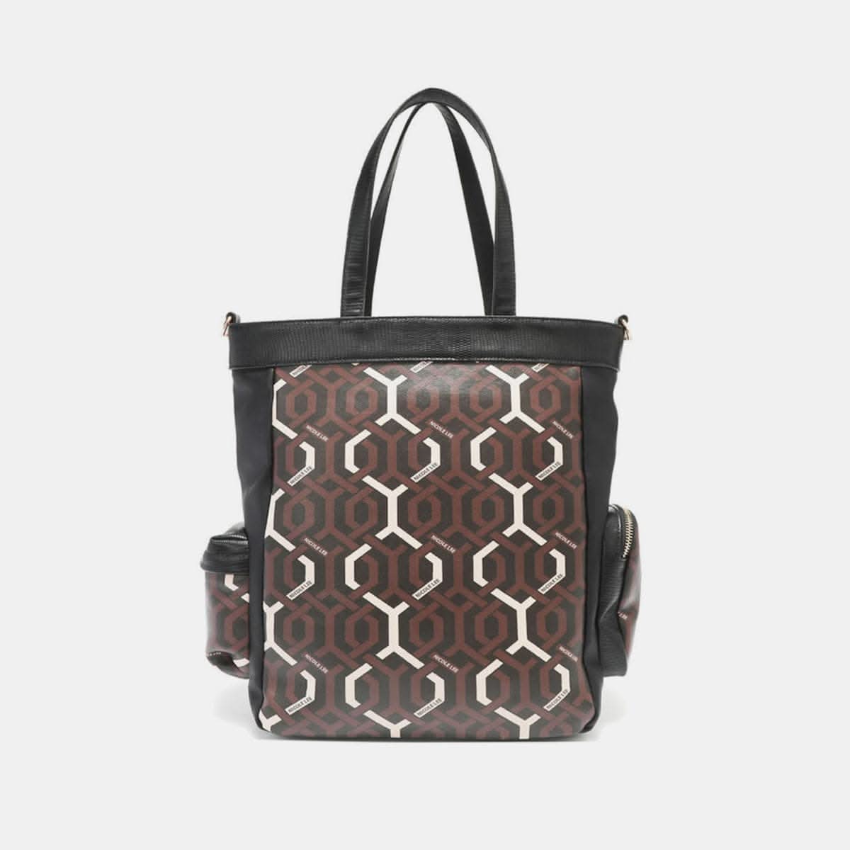 Nicole Lee geometric tote bag