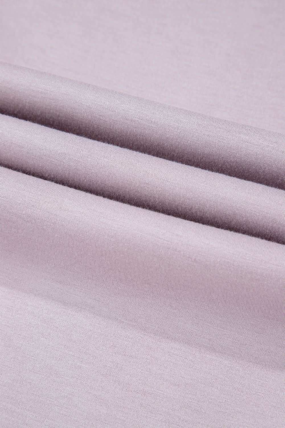 Orchid Petal Drawstring Waist Satin Stripe Patch Straight Leg High Waist Pants