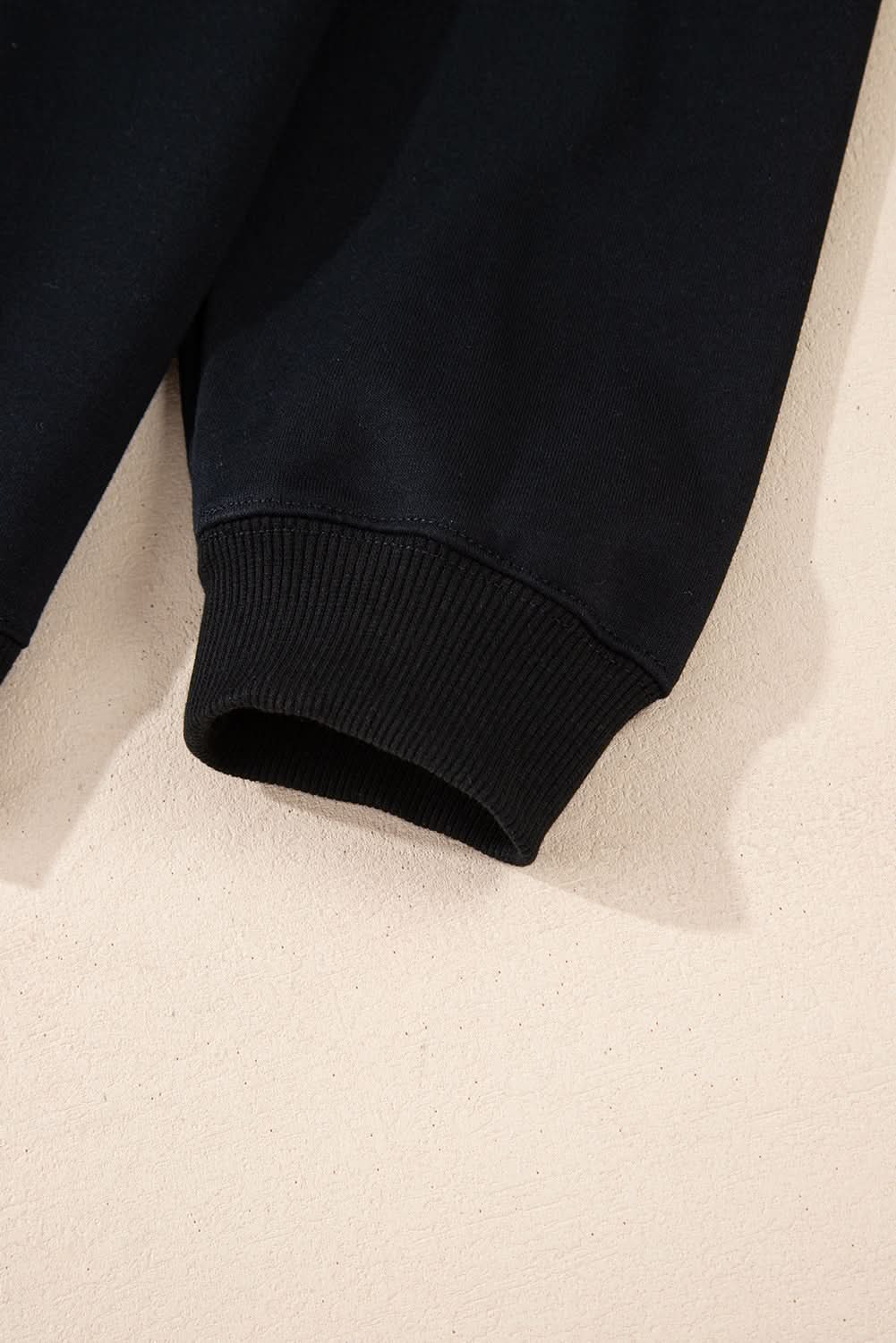 Plus size rainbow raglan sweatshirt