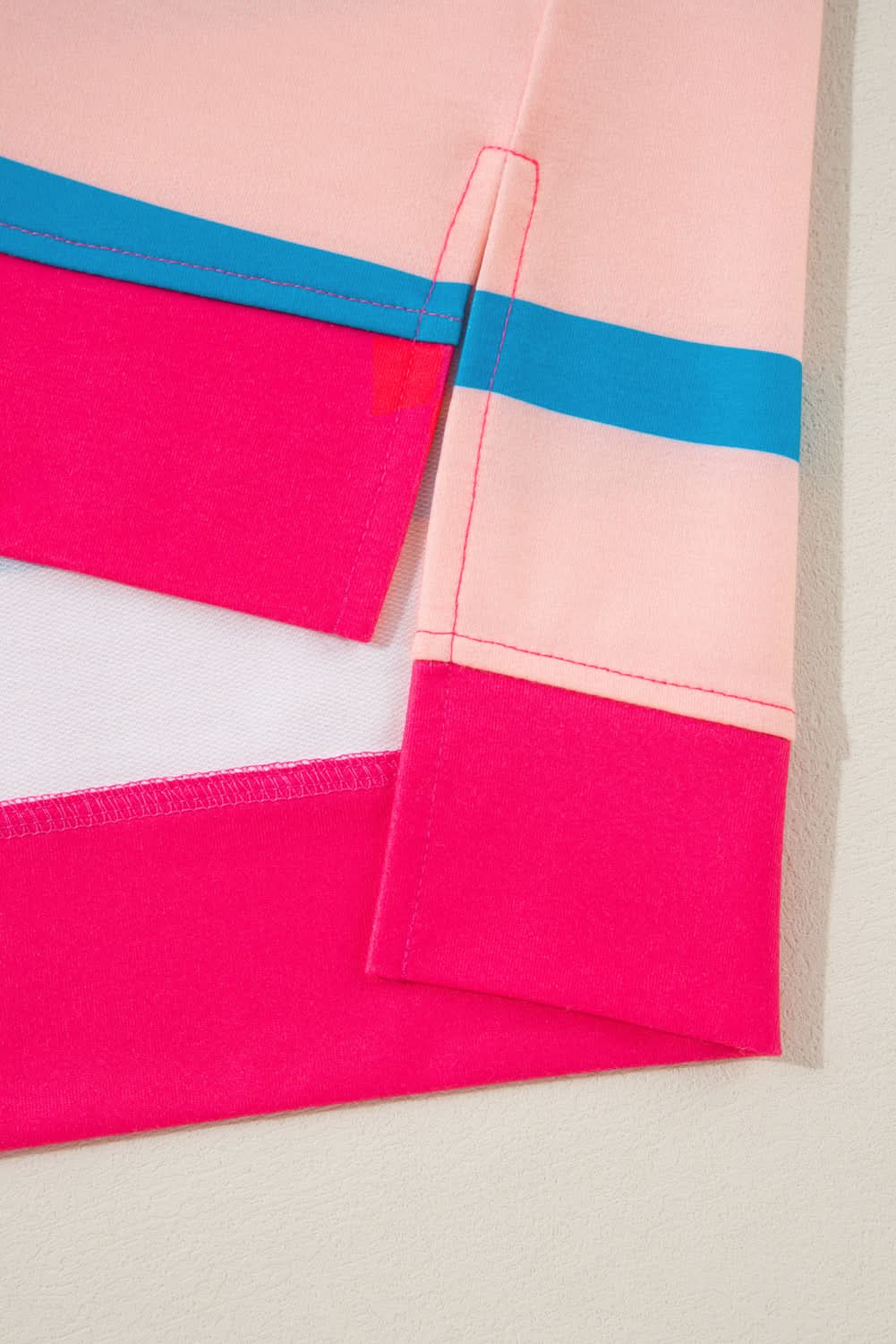 Plus size rose stripe tee