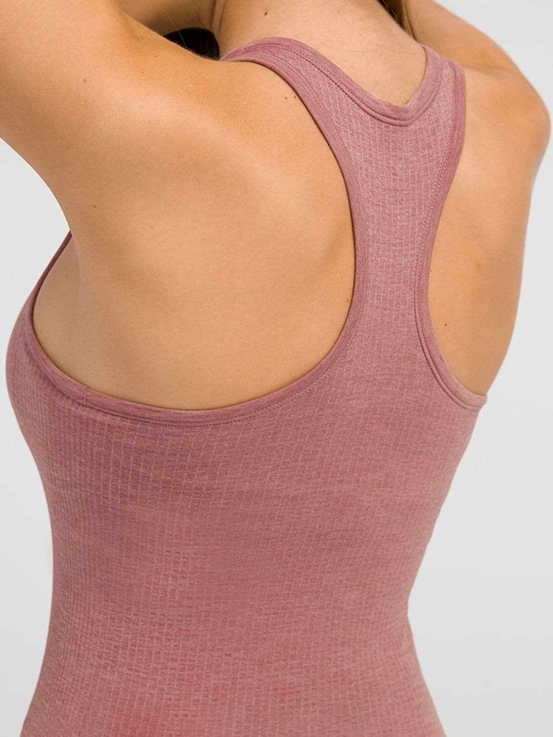 Removable pad racerback tank