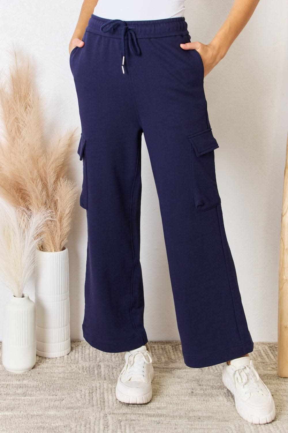 Risen relaxed cargo wide leg pants