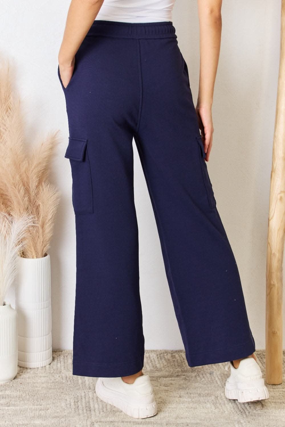 Risen relaxed cargo wide leg pants