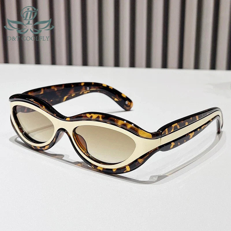 Premium New Fashion Oval Cat Eye Sunglasses for Stylish Women