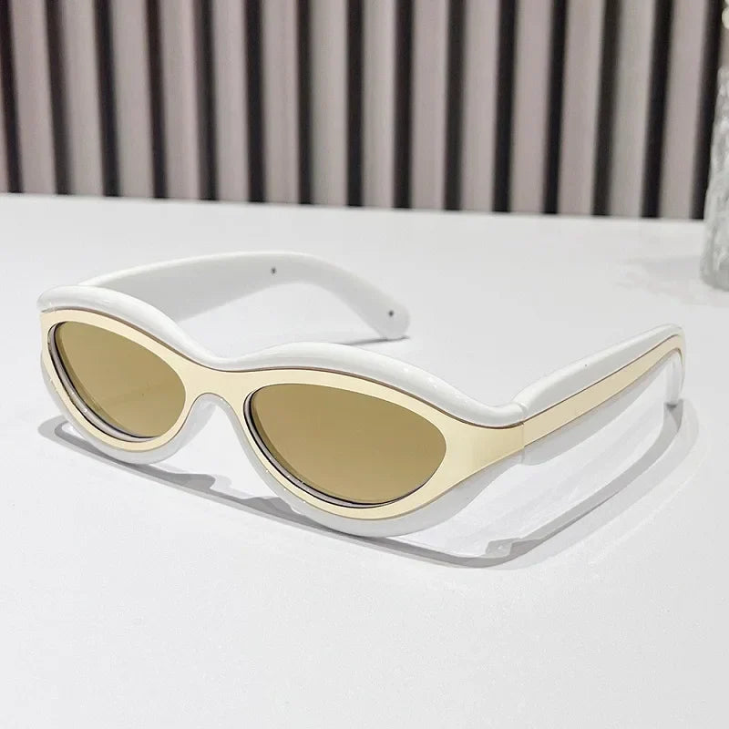 Premium New Fashion Oval Cat Eye Sunglasses for Stylish Women