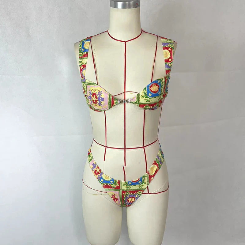 Premium Lala Bae Two Piece Swimsuit For Ultimate Beach Style