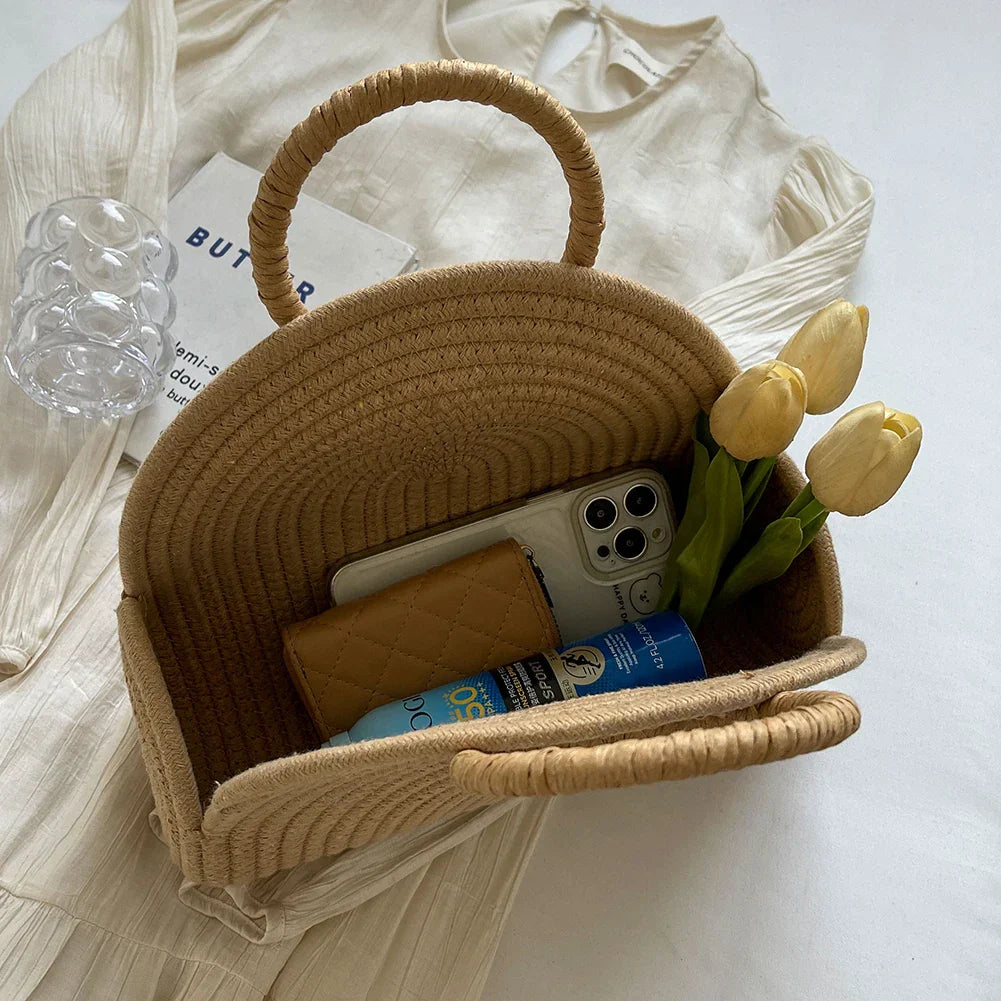 Premium Handwoven Clutch Purse for Stylish Beach Days