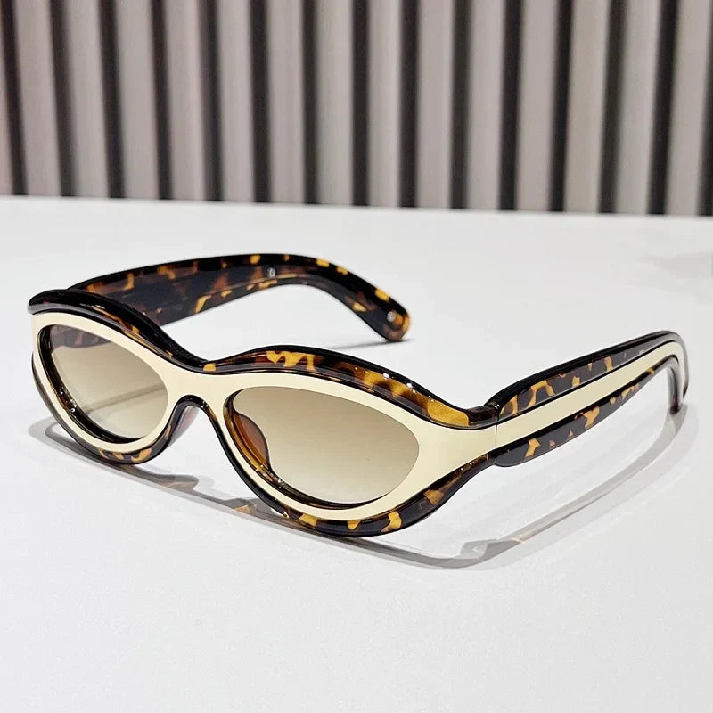 Premium New Fashion Oval Cat Eye Sunglasses for Stylish Women