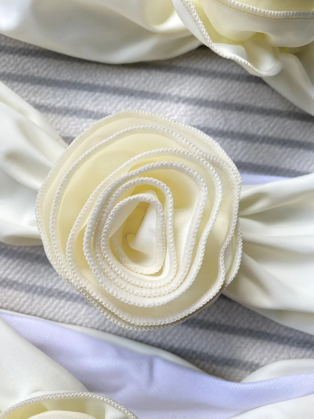 Premium Oceana One Piece Swimsuit in White and Pink for Women