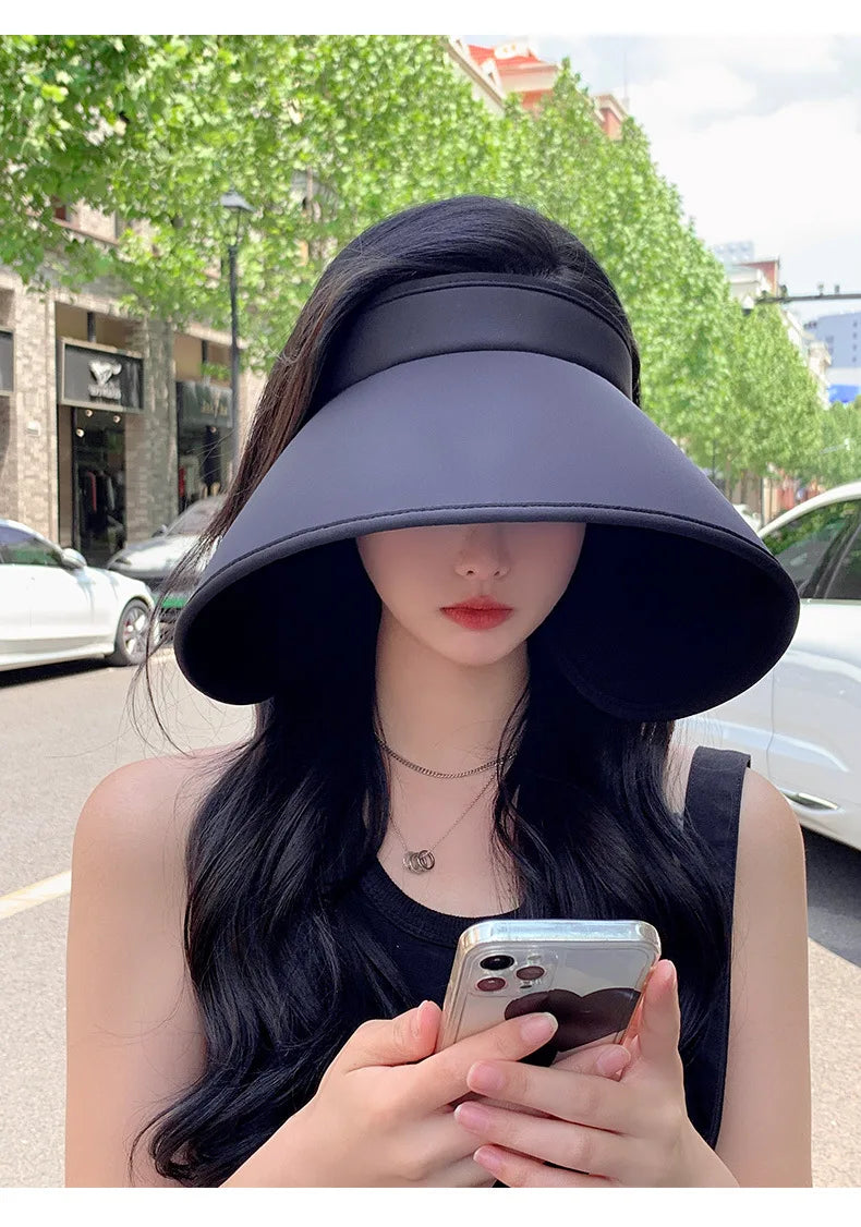 Premium Summer Wide Brim Floppy Visor Hats for Sun Protection