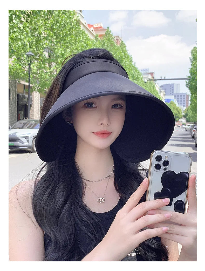 Premium Summer Wide Brim Floppy Visor Hats for Sun Protection