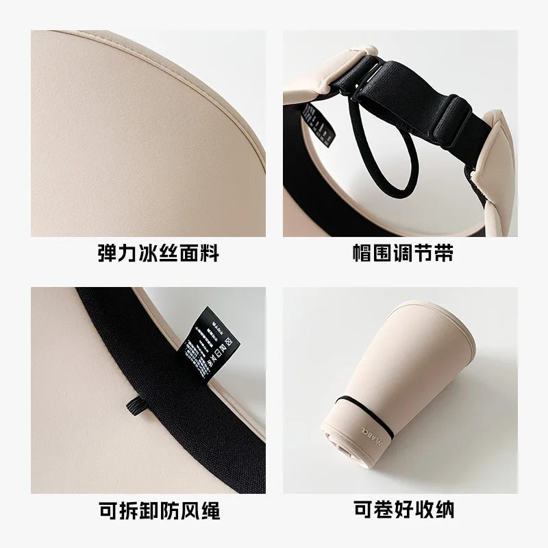 Premium Summer Wide Brim Floppy Visor Hats for Sun Protection