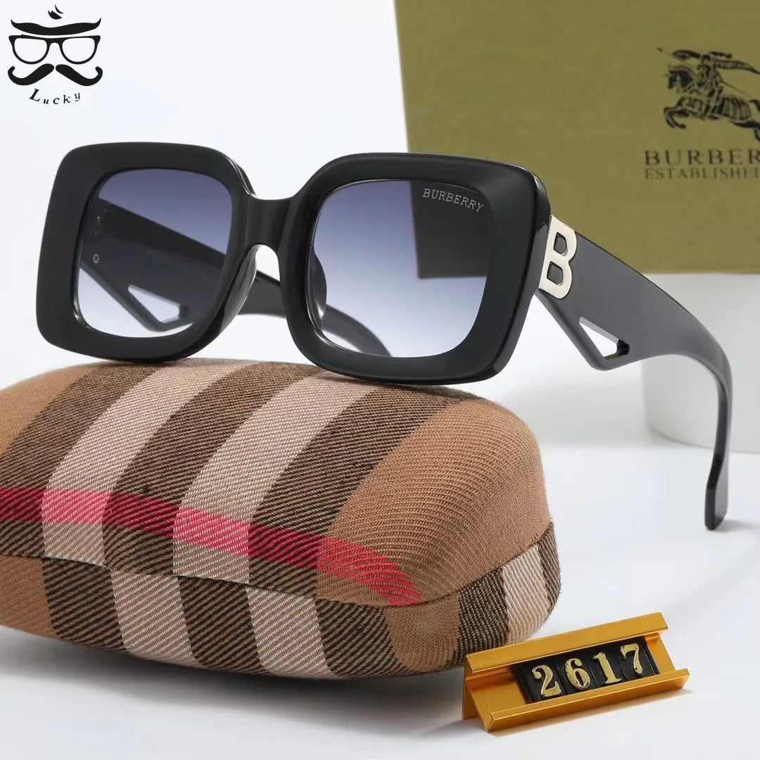 Premium Luxury Retro Large Frame Sunglasses for Stylish Women