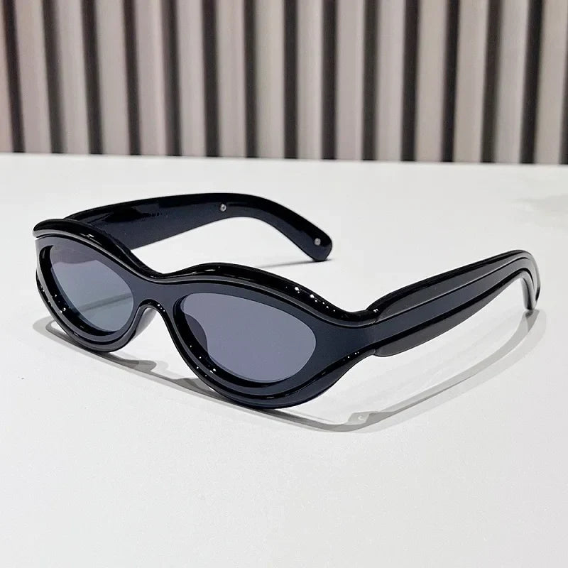 Premium New Fashion Oval Cat Eye Sunglasses for Stylish Women
