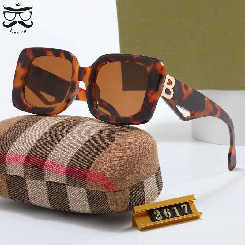 Premium Luxury Retro Large Frame Sunglasses for Stylish Women