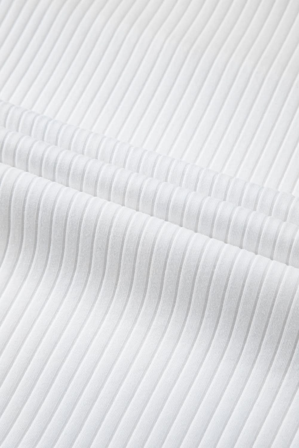 Stylish white batwing tee plus size