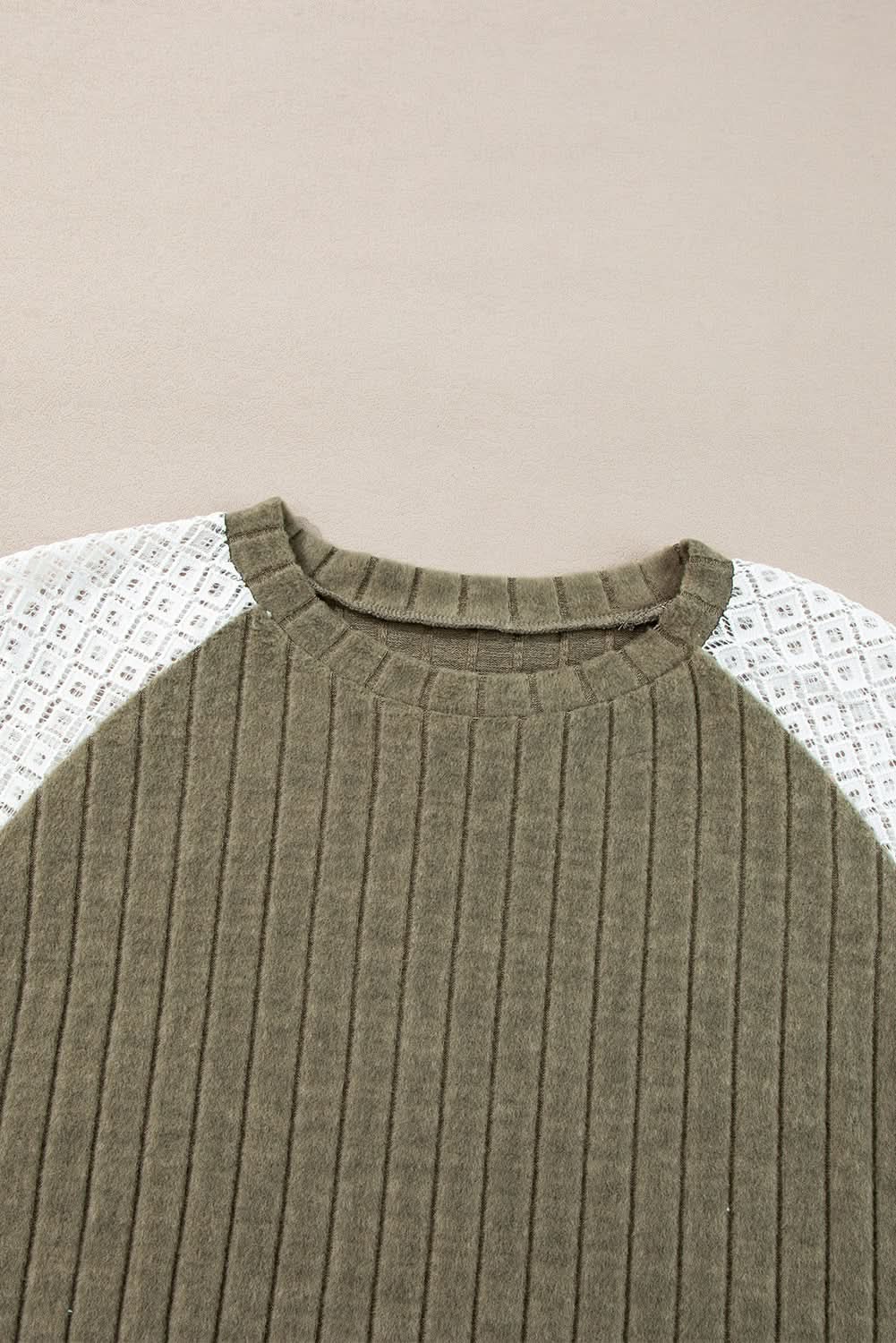 Vineyard green plus size floral blouse