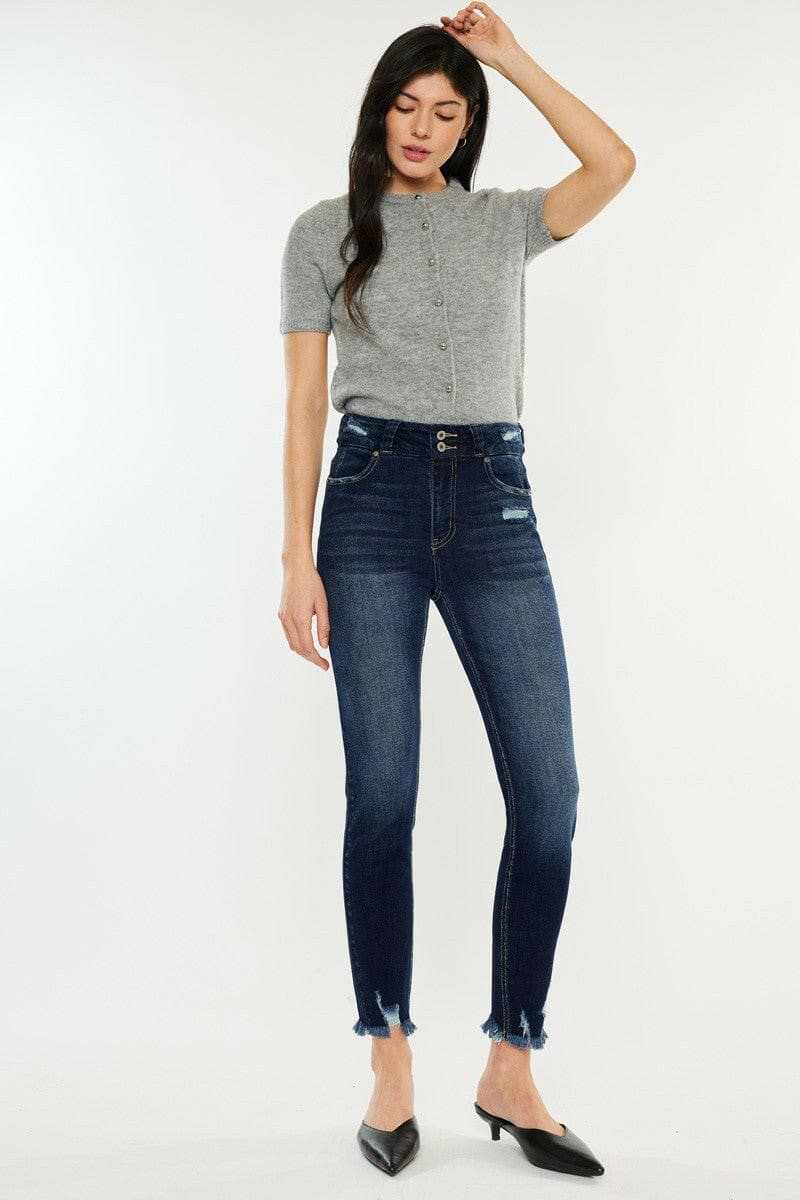 Vintage charm high waist jeans by Kancan