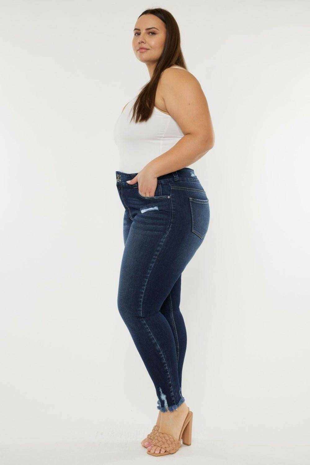 Vintage charm high waist jeans by Kancan