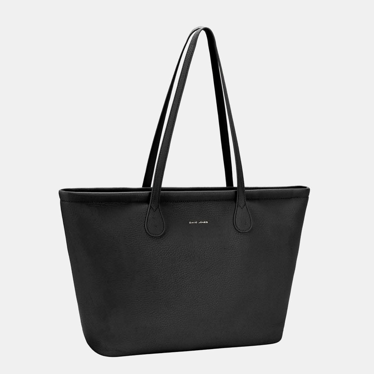 David Jones leather tote bag - stylish & spacious