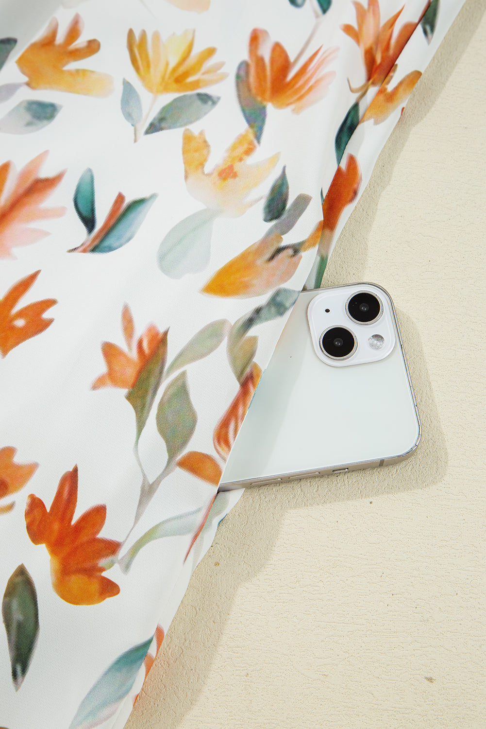 Yellow Floral Print Tie Neck Frilled Long Sleeve Mini Dress