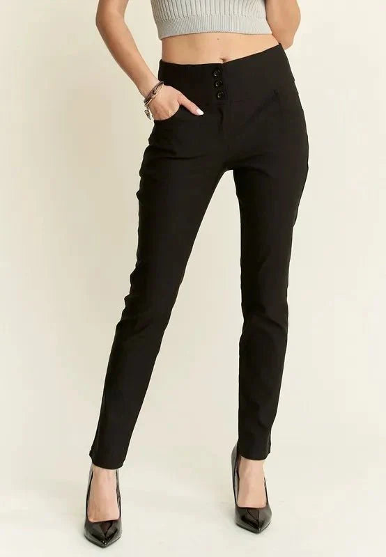 Trendsi ADORA High Waist Skinny Pants for Women - Chic Fit, Comfortable Stretch Apparel