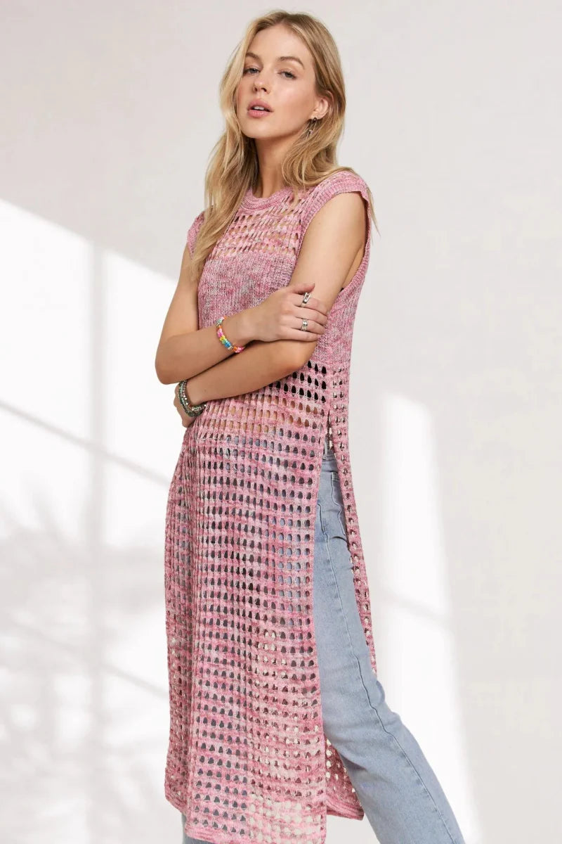 Trendsi ADORA Crochet Tunic Top - Multi Color, Women's Apparel, Shirts & Tops