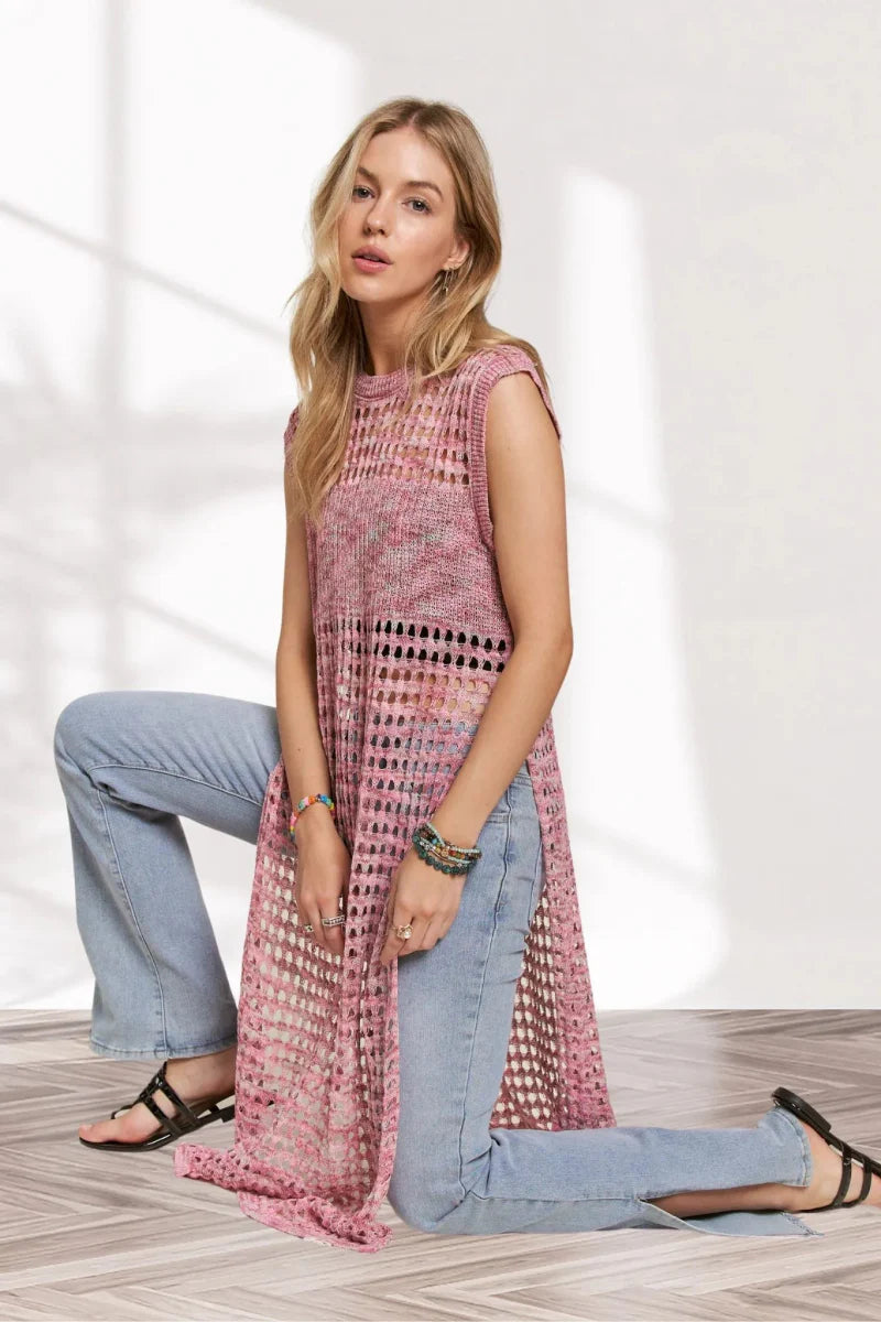 Trendsi ADORA Crochet Tunic Top - Multi Color, Women's Apparel, Shirts & Tops