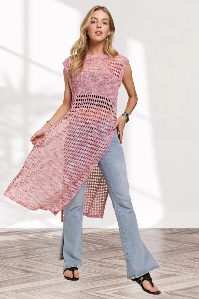 Trendsi ADORA Crochet Tunic Top - Multi Color, Women's Apparel, Shirts & Tops