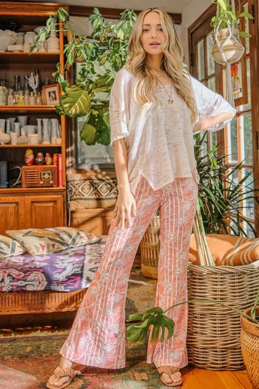 Trendsi And The Why Stretch Bell Bottom Flare Pants - Wrinkle-Free, Comfort Fit Apparel