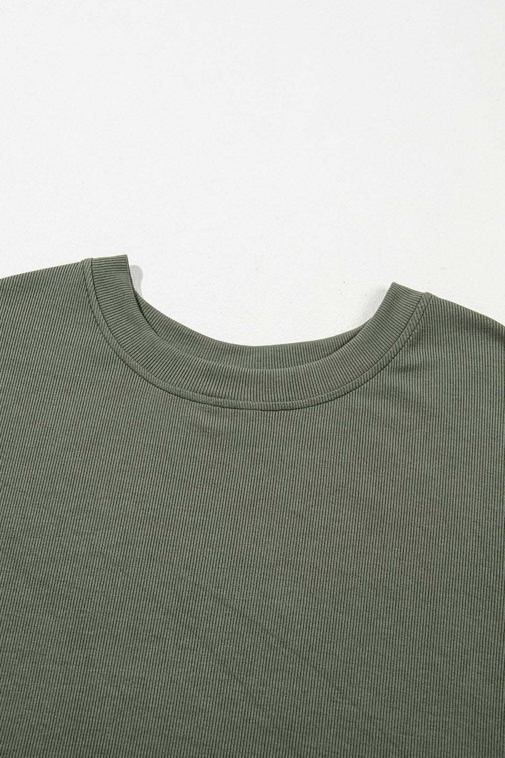 Mist green plus size babydoll top