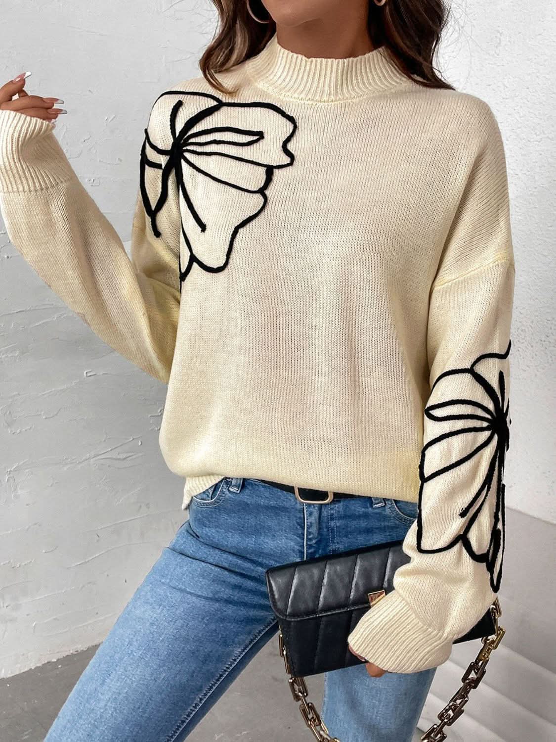 Cozy dropped shoulder sweater