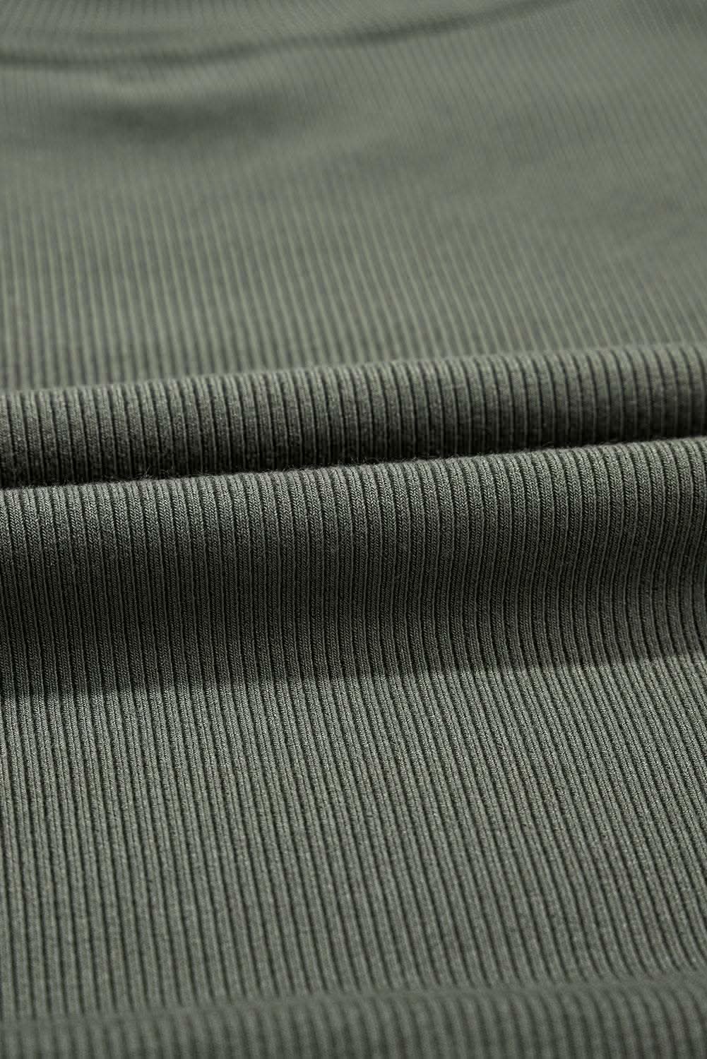 Mist green plus size babydoll top