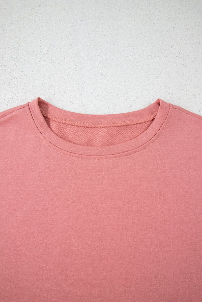 Blossom 2pcs Cropped Tee and Ruffle High Waist Skort Set